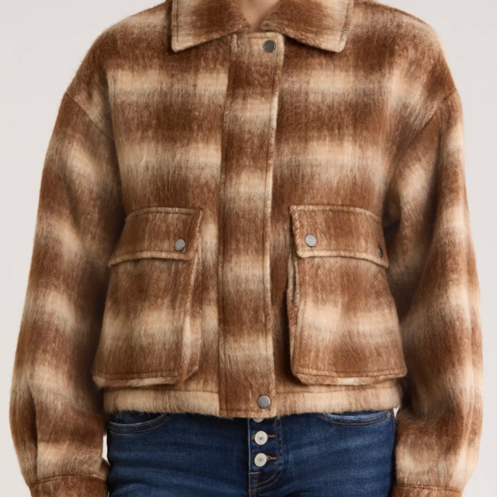 Lucky Brand Plaid Jacket Brand New